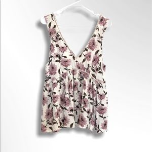 AEO Peplum Floral Tank Top!